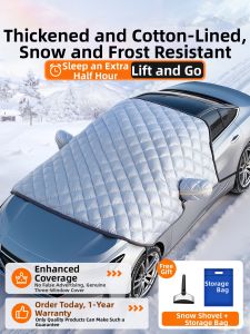 HELLOLEIBOO | Snow Sun Frost Protection Car Cover