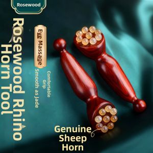 Natural Sandalwood Eye Massager Facial Gua Sha Stick