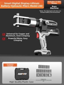 NANWEI | Lithium-Electric Hydraulic Cable Crimper