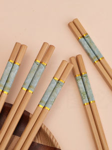 XIANGCAI | Healthy Moso Bamboo Chopsticks Heat-Resistant Anti-Mildew Easy-to-Hold Non-Slip
