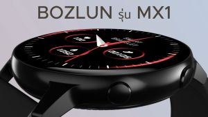 BOZLUN รุ่น MX1 Smart Watch นาฬิกาข้อมือสมาร์ทวอทช์ หน้าจอสัมผัส 1.28 นิ้ว กันน้ํา เชื่อมต่อบลูทูธ นาฬิกาอัจฉริยะ