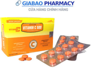 Viên uống vitamin C bổ sung vitamin c 500mg tăng cường sức đề kháng làm đẹp da trắng da chống lão hóa da – Hộp 100 vi Thực Phẩm Bảo Vệ Sức Khỏe - Lazada