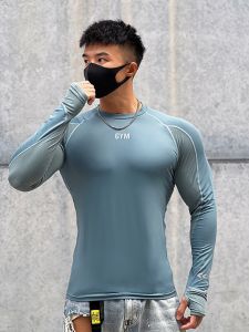 เสื้อสเวตเตอร์คอวีแขนยาว Quick Dry ทรงเข้ารูป สำหรับผู้ชาย สำหรับการออกกำลังกาย ฟิตเนส บาสเก็ตบอล ฤดูใบไม้ร่วง 2024