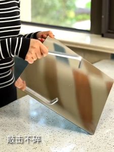 4Pcs Modern Acrylic Wall Mirror Set Self-Adhesive HD Reflection 20CM Square Home Decor Accent