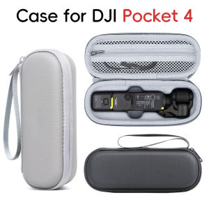 Carrying Case for Pocket 4 Portable Shell Protective Shockproof Storage Bag with Wrist Strap for DJI Osmo Pocket 4 Accessories