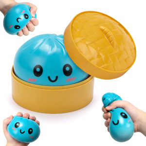 Bánh Bao Hấp Mô Phỏng Hộp Hấp Tre Đồ Chơi Chống Căng Thẳng Bóp Mềm Bóp Nắn Bóp Bóng Căng Thẳng Cảm Giác Quà Tặng Sáng Tạo Cho Mọi Lứa Tuổi