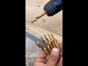 Ship from Manila 6Pcs Tap Drill Titanium Plated Hex Shank HSS Screw Thread Metric Tap Drill Bits Screw Machine Compound M3 M4 M5 M6 M8 M10 Hand Tools