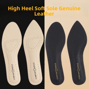 Anti-Fall High Heel Insoles Thin Full Leather