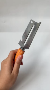 มีดสองคม มีดสองคมแหนบด้ามไม้ ทำจากเหล็กแท้ คมมาก คมนาน ทนทา แข็งแรง