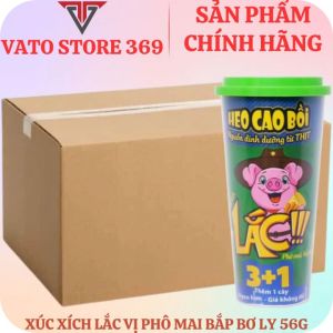 Xúc xích HEO CAO BỒI lắc hương vị phô mai bắp bơ ly 56g
