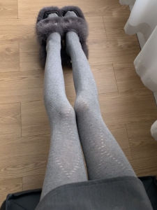 White Geometric Patterned Slimming Pants Ultra-Feminine And Gentle Perfect for Women Seeking a Flattering Sporty Look