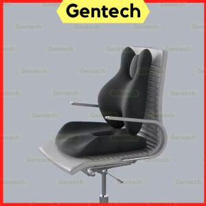 Cushion Office Breathable Memory Foam Chair Seat with Spinal Pad and Suit Support Waist Ergonomic Relief Cushion