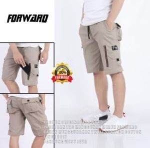 Celana Pendek Wofen FWD System Cargo Regular Premium Slim Fit Twill Shorts Pria Pendek Cowok Wofen