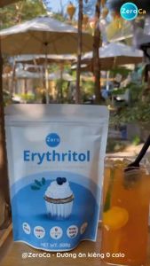 Đường ăn kiêng cho người tiểu đường Erythritol ZEROCA vị ngọt tự nhiên dành cho người ăn Keto các chế độ ăn kiêng giảm mỡ (loại 200g)