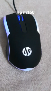 Chuột Gaming HP M160 có dây – DPI 1000 LED RGB dùng cho máy tính & laptop