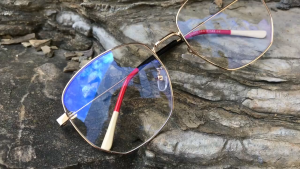 Luxury Brand Fashion Eyeglasses For Women/Men Hexagonal Frame Replacable Lens Anti Radiation Anti Blue Light Eyewear With Offical Case