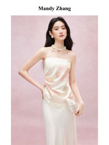 Resort Style Acetate Satin Dress Set
