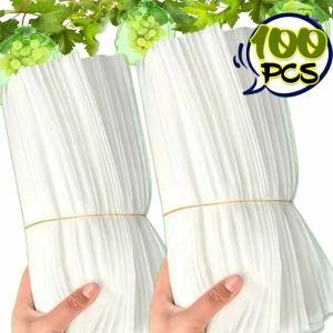 Dizoey 100/10Pcs Fruit Protection Net Bags Grapes Plant Grow Pouch Garden Anti-Bird Protection Frost Non-woven Cover Garden Vegetable Fruit Bag