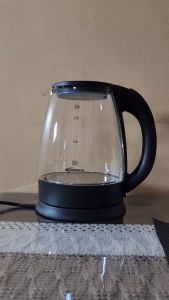 MAIMEITE 1.8L Electric Kettle Fast Heating with High-Strength Glass and Blue Light