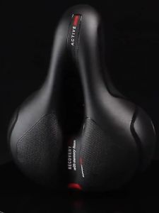 UltimateSup Memory Foam Bike Saddle Comfortable Bicycle Saddle With Integrated 5-Zone-Concept For Trekking Bikes