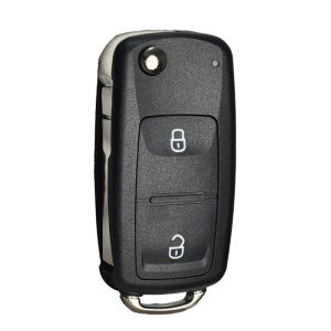 Vỏ Ốp Chìa Khóa Xe 5K0837202AD Dành Cho VOLKSWAGEN VW Passat Polo Golf Skoda - Chìa Khóa Gập Điều Khiển Từ Xa 2 3 Nút Thay Thế