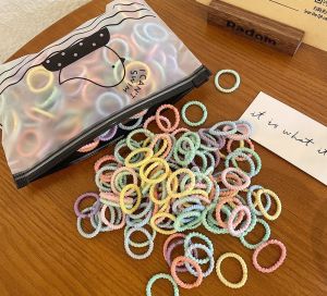 300 Chiếc Dây Buộc Tóc Cao Su Cho Bé Gái Bền Chắc Đàn Hồi Tốt Dễ Thương Không Làm Đau Tóc