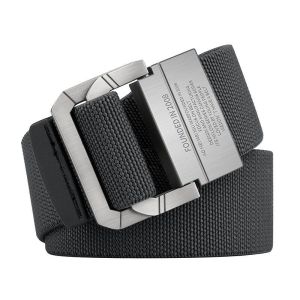 Military Equipment Tactical Belt Man Double Ring Buckle Thicken Canvas Belts for Men Waistband