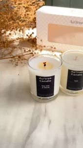 Three Little Kids Gift Set Autree Candle Travel Size Soy Wax Scented Candle Pewangi Rumah Home Freshener Lilin Wangi