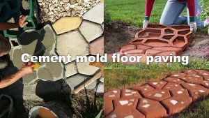 【มาถึงภายใน 2 วัน】🛠️แม่พิมพ์ทำลายคอนกรีต แม่พิมพ์ปูคอนกรีต แม่พิมพ์งานปูน แผ่นปูพื้นสวน แบบพิมพ์เทปูน แบบหล่อเสาปูน