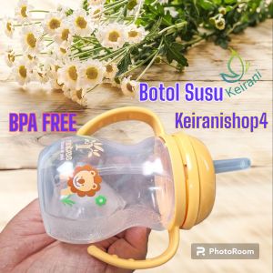 MINITREE 2IN1 BABY FEEDING BOTTLE WIDENECK 2 FUNGSI BISA DOT BISA SEDOTAN SIZE 180ML BOTOL SUSU BAYI BAHAN PP BERKUALITAS BPA FREE