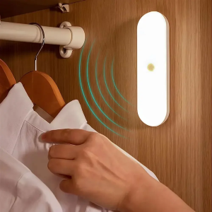 Night Lights Wireless LED Motion Sensor Lamp USB Rechargeable Magnetic For Kitchen Closet Wardrobe Stairs Lighting