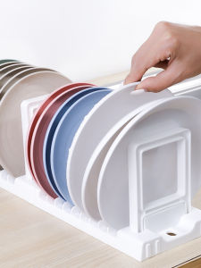 Foldable Kitchen Dish Drainer Rack Small Cutting Board Stand Storage Shelf Plate Bowl Dish Display Holder Plastic Japanese