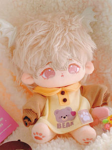 In Stock Cotton Doll 20cm Naked Doll MAYMOE Younger Brother Moby Cute Pink Little Devil Doll No Attribute Bone