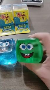 Potdemiel | Đồ Chơi Bóp Xả Stress Hình Khối 3D SpongeBob Hồi Phục Chậm Quà Tặng Cho Fan Anime Đồ Sưu Tầm ACG Có Chân Đế