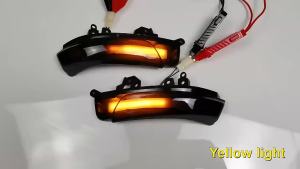 2PCS LED Dynamic Turn Signal Light For Toyota Camry Prius REIZ Mark X Crown Avalon IQ EQ EV SAI MAJESTA 2008 2009-2015