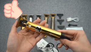 New Electric Hair Clipper USB Rechargeable 0mm Shaver Beard Trimmer Professional Men Hair Cutting Machine Barbershop