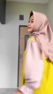 Adera Dress Polos Crinkle Airflow Premium Lengan Balon