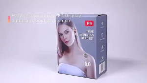 Tai nghe không dây GrownTech F9 Pro bluetooth 5.1 pin bền kèm hộp sạc tiện dụng