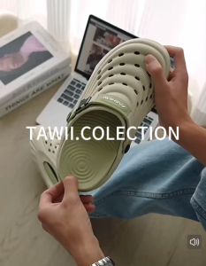 Tawii.Platform Sandals for Men EVA Comfy Non Slip Makapal na Sole for Height Boost Streetwear Slides