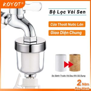 KOYOT Đầu Vòi Lọc Nước Trực Tiếp Lọc Vòi Hoa Sen Lọc Nước Bằng Pp Cotton Làm Mềm Nước Giảm Khô Ngứa Gàu Chàm Và Làm Đẹp Da Tóc Và Móng Của Bạn