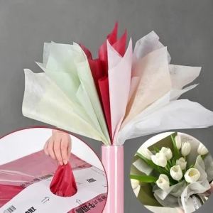 38 Tờ Giấy Gói Hoa Cotton Giấy Lót Hoa Không Dệt Dành Cho Vật Tư Người Bán Hoa