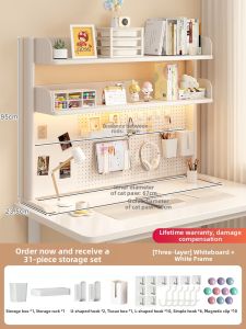 Puang | Multilayered Iron Desktop Bookshelf Storage