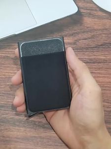 MLZH | RFID Theft-Proof Side-Push Pop-Up Aluminum Wallet