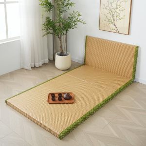 Thickened Foldable Tatami Floor Mat Home Use Coconut Fiber Mattress Sleeping on Ground Tool Storage Capability Tatami Style Rug