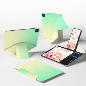 Zoyu | Magnetic Height-Increasing Rotating Stand Case Tablet Protector Shatterproof 11 Inches with Pen Slot