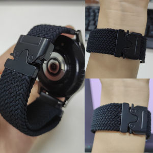 20mm 22mm Parachute Straps for Samsung Galaxy Watch 7 Fe 6 5 4 40mm 44mm 6Classic 47mm Nylon Band for Huawei Watch 5/GT5 Pro 4 3