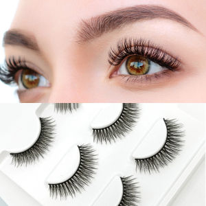 MELEDE 5 Pasang Bulu Mata Palsu Bulu mata palsu 3D Bulu mata palsu yang lembut Riasan Yang Halus