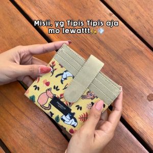 Nala Yellow Hello - Cardholder Dompet lipat wanita Dompet kartu Card wallet Dinamican Supply