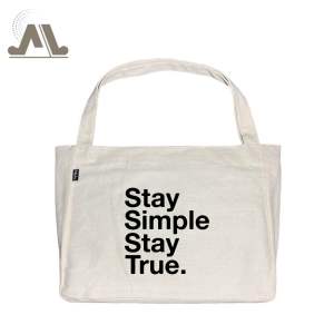 Mottychua - ToteBag Kanvas Youli Tote Wanita Pria Sekolah Kerja Pakai Resleting Aestetic