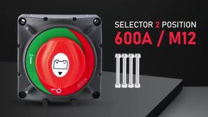 Công Tắc Cách Ly Ắc Quy Thuyền/tàu Biển Hạng Nặng 2/4 Vị Trí Có Chức Năng Bảo Vệ Đánh Lửa Công Tắc Ngắt Nguồn Cho Xe Cắm Trại Xe Tải Chất Liệu Nhựa ABS Lõi Bên Trong Mạ Đồng Bạc